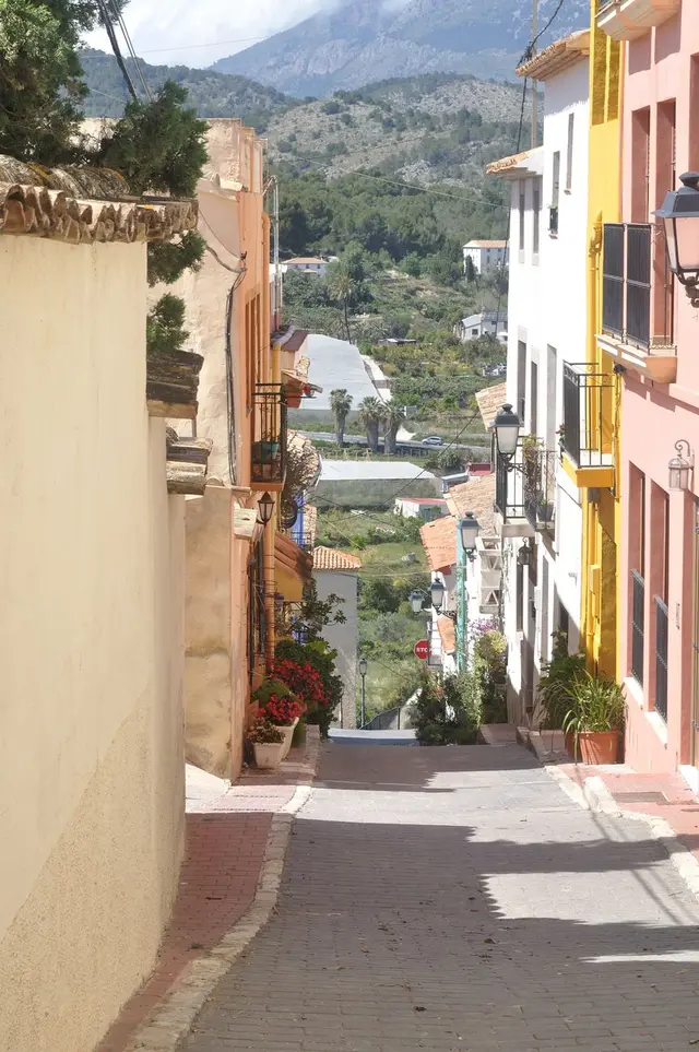 Vista de municipios pequeños y en riesgo de despoblación de la Comunitat Valenciana, España