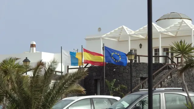 Vista de Unión Europea, España