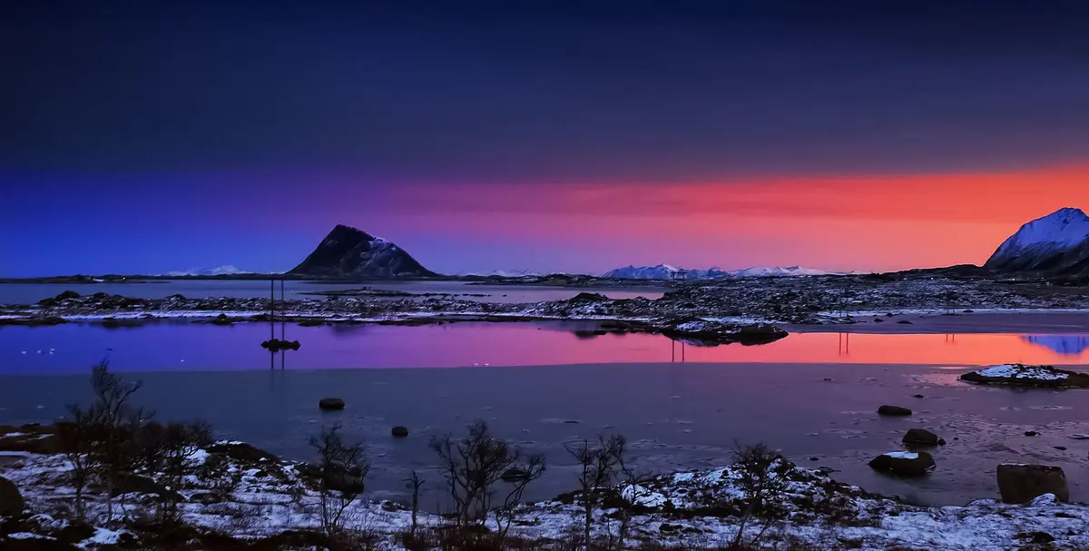 Vista de Svalbard, Noruega