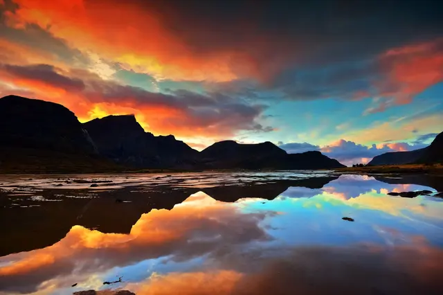 Vista de Svalbard, Noruega