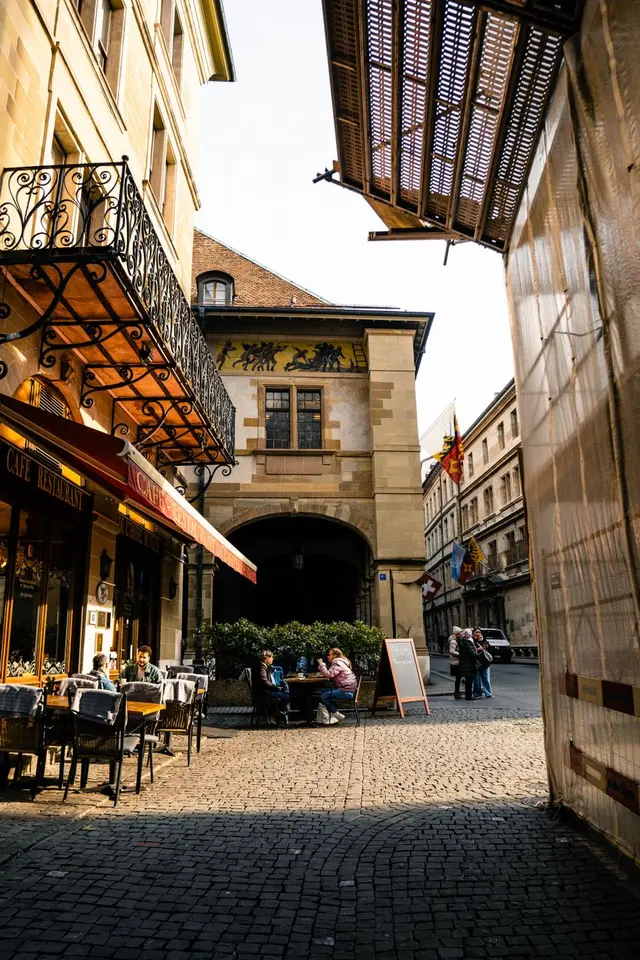 Vista de Ginebra, Suiza