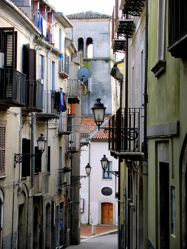 Vista de Molise, Italia